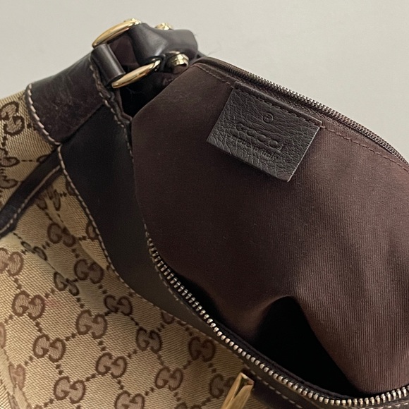 GG Canvas Medium D-Ring Hobo Bag - Picture 13 of 15